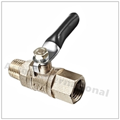 Brass Mini Ball Valve Male x Female (Round)