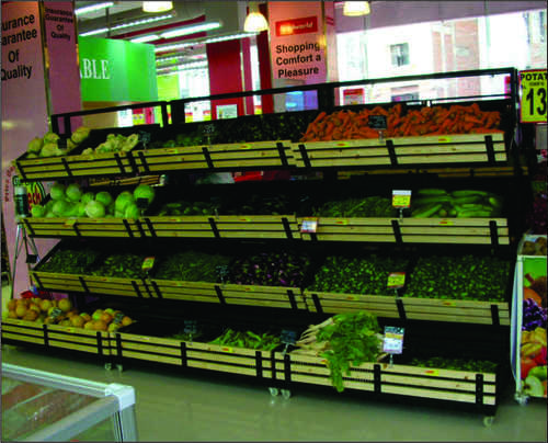 Veg and fruit rack
