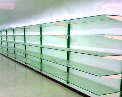 L Type Cloth Showroom Rack