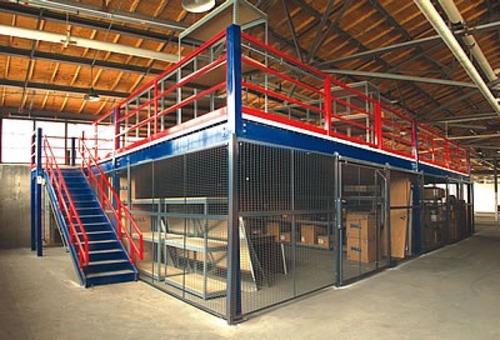 Mezanine Floor With Storage Systems