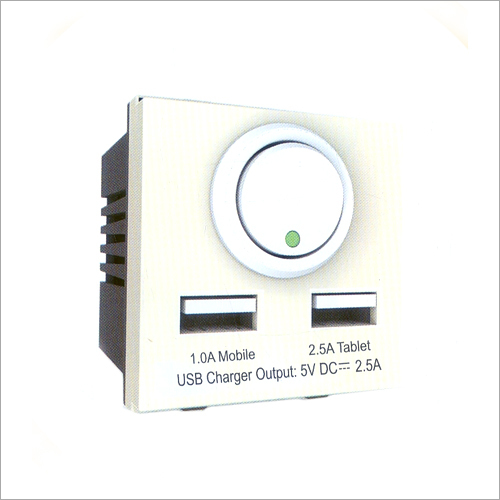 Dual Usb Electrical Modular Charger Gm Fitting