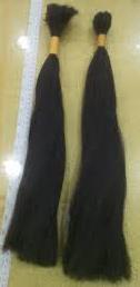 Natural Virgin Non Remy Double Drawn Bulk Hair