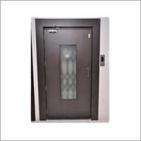 Steel Ms Semi-automatic Door (swing Door In Landing & Automatic Door In Car)