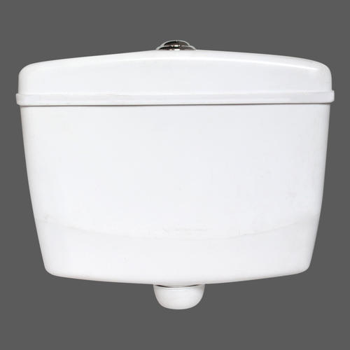 White Plastic Flushing Cistern