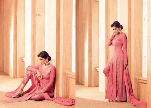 Pink Shop Fully Work Designer Suit Online