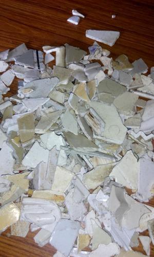 Grey abs plastic granules