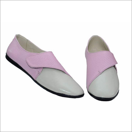 Stylish Casual Shoes - Leather, Lining, Pink, Hook and Loop | Comfortable, Durable, Lightweight, Easy Wear