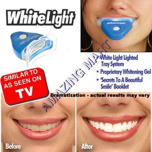 White Light Teeth Application: Teleshopping Purpose