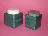 Plastic White Cream Jars