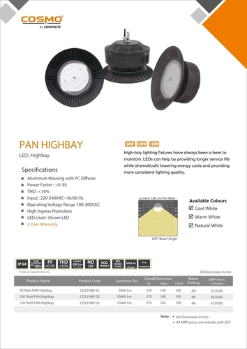Industrial LED High Bay Light