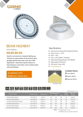 Multi LED Highbay Lights