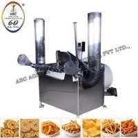 Namkeen Fryer Machine - Stainless Steel, Metallic Finish | Automatic, Compact Structure, Eco-friendly, High Efficiency, Low Noise, Lower Energy Consumption