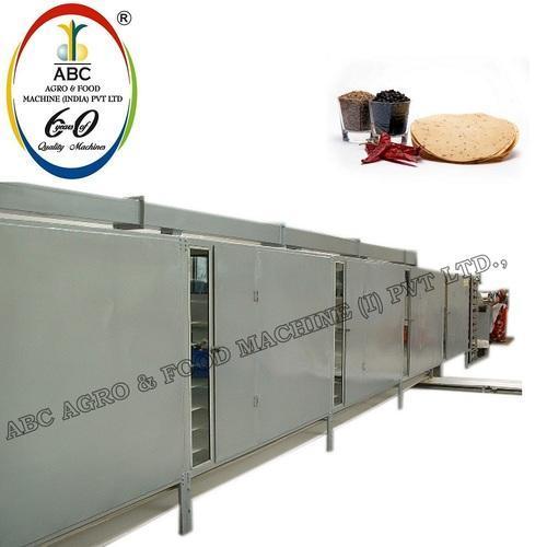 Lower Energy Consumption Appalam Papad Drying Machine