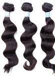 Virgin Mangolian Wave Hair Extensions - Machine Weft, 508 mm Length, Natural Color | Remy Hair, Ideal for Stylish Hair Transformations