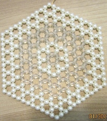 White Hexagon Placemats