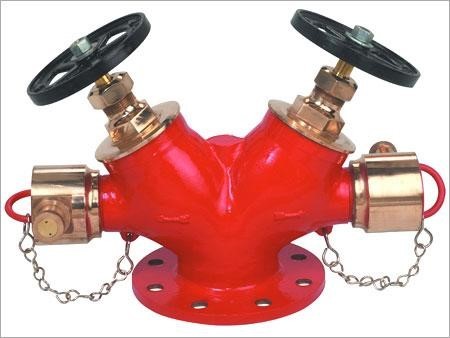Gun Metal Double Headed Hydrant Valve Application: For Fire Protection Use