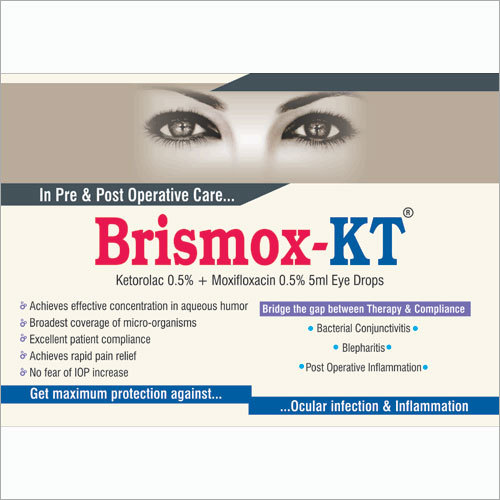 Moxifloxacin Ketorolac Eye Drops