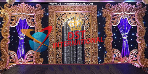 Golden Backdrop Frames