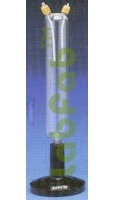 REPILSION TUBE GOLD STEEN - Glass Tube Vertical, Three Electrodes | Parallel Wire Cathodes, Anode Base, Easy Setup