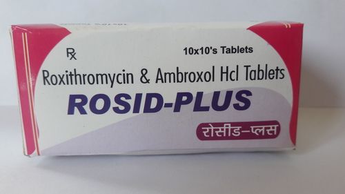 Roxithromycin And Ambroxol Hcl Tablets External Use Drugs