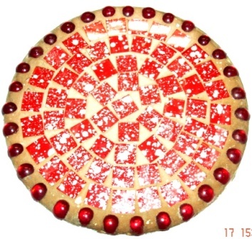 Designer Coaster - Beads, 3.5 Inch Round, Red Color | Handcrafted, Durable, Contemporary Look, Easy to Clean