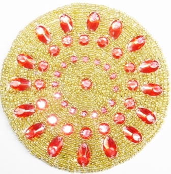 Yellow Round Coaster