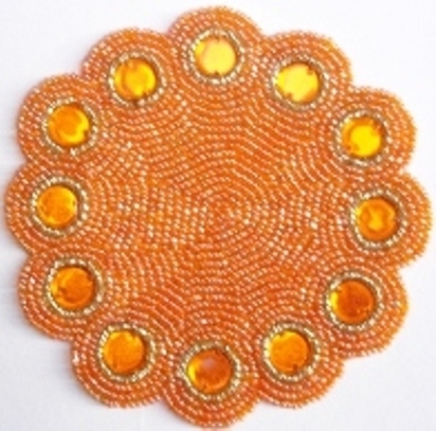 Orange Coaster Design: Modern