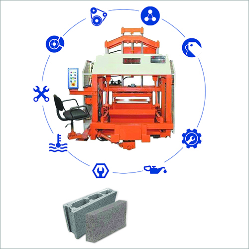 Auto Feeder Double Punch Hollow Block Machine