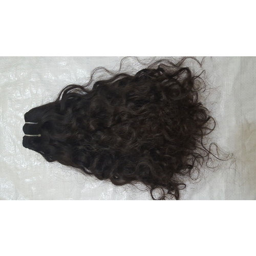 Machine Weft Natural Curly Hair