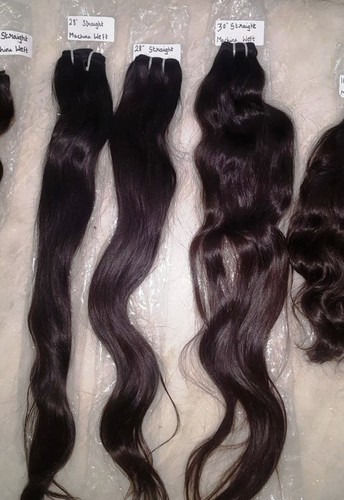 Machine Weft Natural Straight Hair