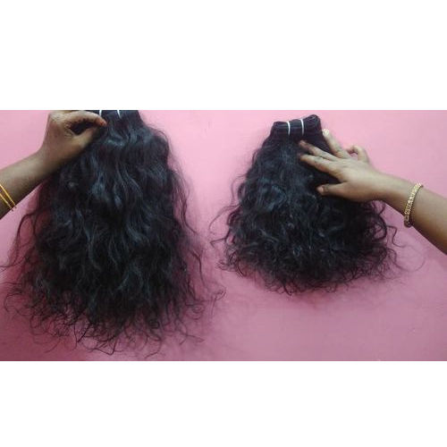 Machine Weft Natural Wave Hair