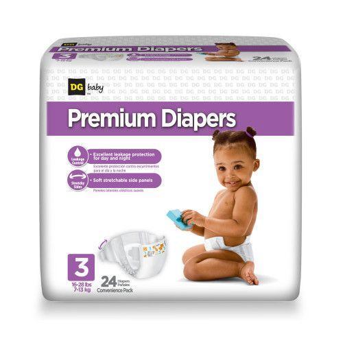White Baby Diaper Packaging Bag