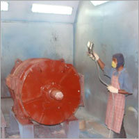 Separate Motor Painting Area