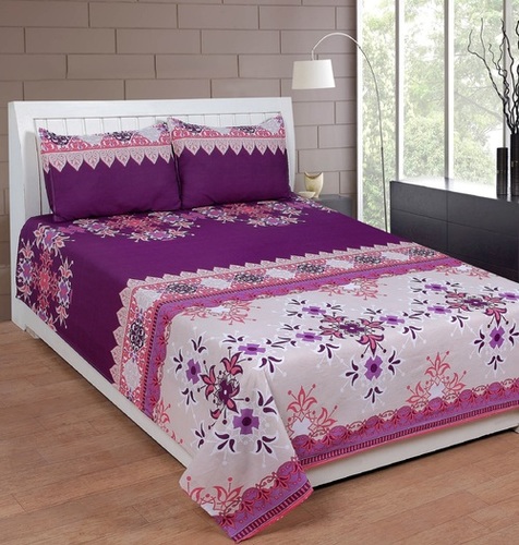 3 D Bed Sheet - 100% Polyester, King Size | Jacquard Style, Knitted Technics, 3D Pattern, Stretch Yarn, Ideal for Bedding & Home Textiles