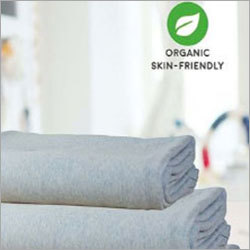 Mygreen Mart Organic Queen Bed Sheet Set - Icy Blue