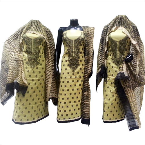 Printed Cotton Unstiched Suit