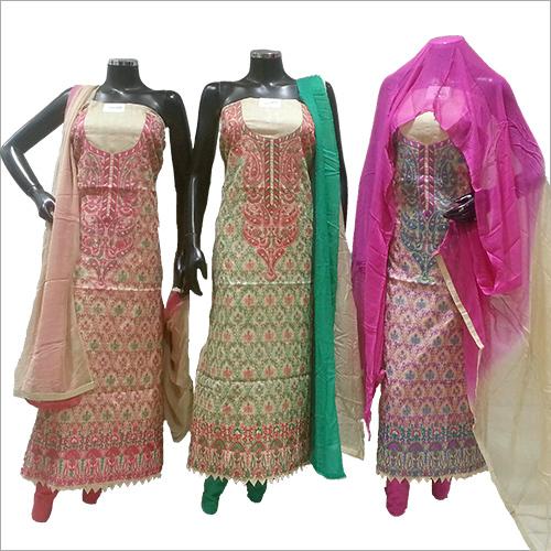 Ladies Hand Embroidery Suit