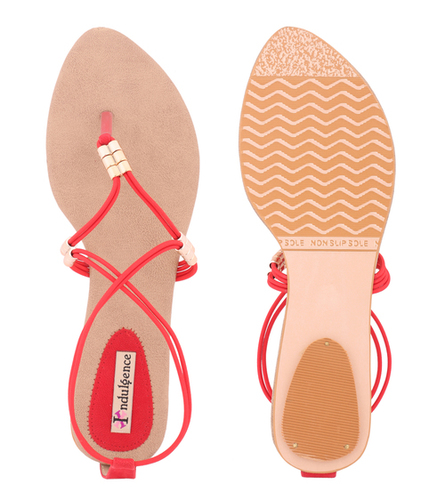 Indulgence Women Red Flats