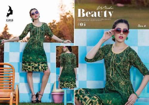 Printed Short Kurtis