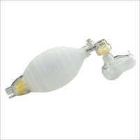 Adult Silicone Resuscitator - Food Grade Silicone Rubber & Polycarbonate, 1600ml Self-inflating Bag With Clearhood Mask And Non-rebreathing Valve