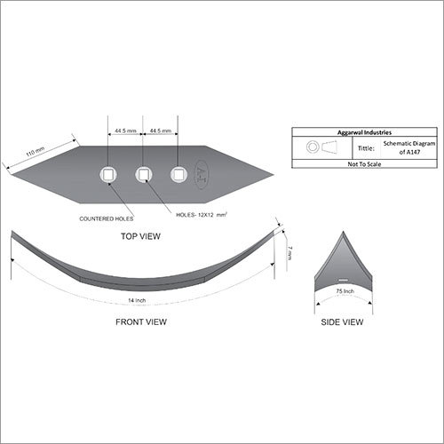 Cultivator Shovel Light Weight