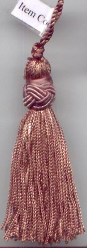 MINI TASSEL - Rayon Yarn 3.5" Tassel, 1.5" Loop, Pink | Elegant Design, Durable, Versatile Embellishment