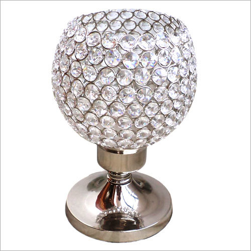 Decorative Crystal Bead Votive Holders