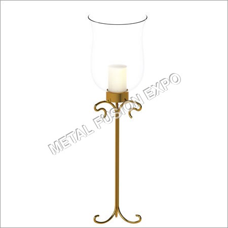 Pillar Holder Gold Finish 15 Inch
