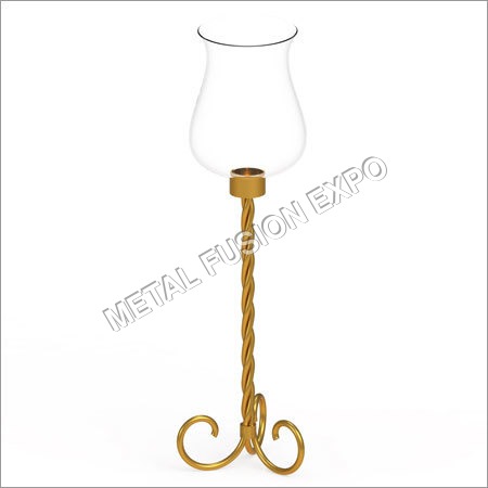 Floor Hurricane Twisted Candle Holder