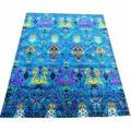 Fancy sari silk carpet