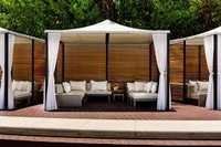 Outdoor Cabana & Umbrella