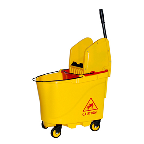 Down-press Double Mop Wringer Trolley For Home/Hotel