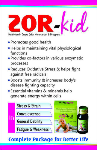 Zor Kid Multivitamin Drops