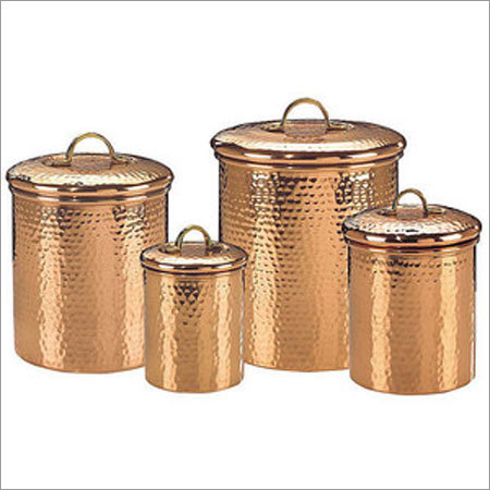 Metal Kitchen Canister Tea Sugar Pot